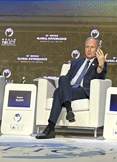 BogdanKlich's tweet image. Ten moment, kiedy mówisz, że „Polska wróciła” (Poland is back) do wspólnoty demokratycznych i szanujących wolność państw Zachodu, a sala wypełniona ekspertami od polityki zagranicznej z całego świata, reaguje gromkimi oklaskami #WPC2023