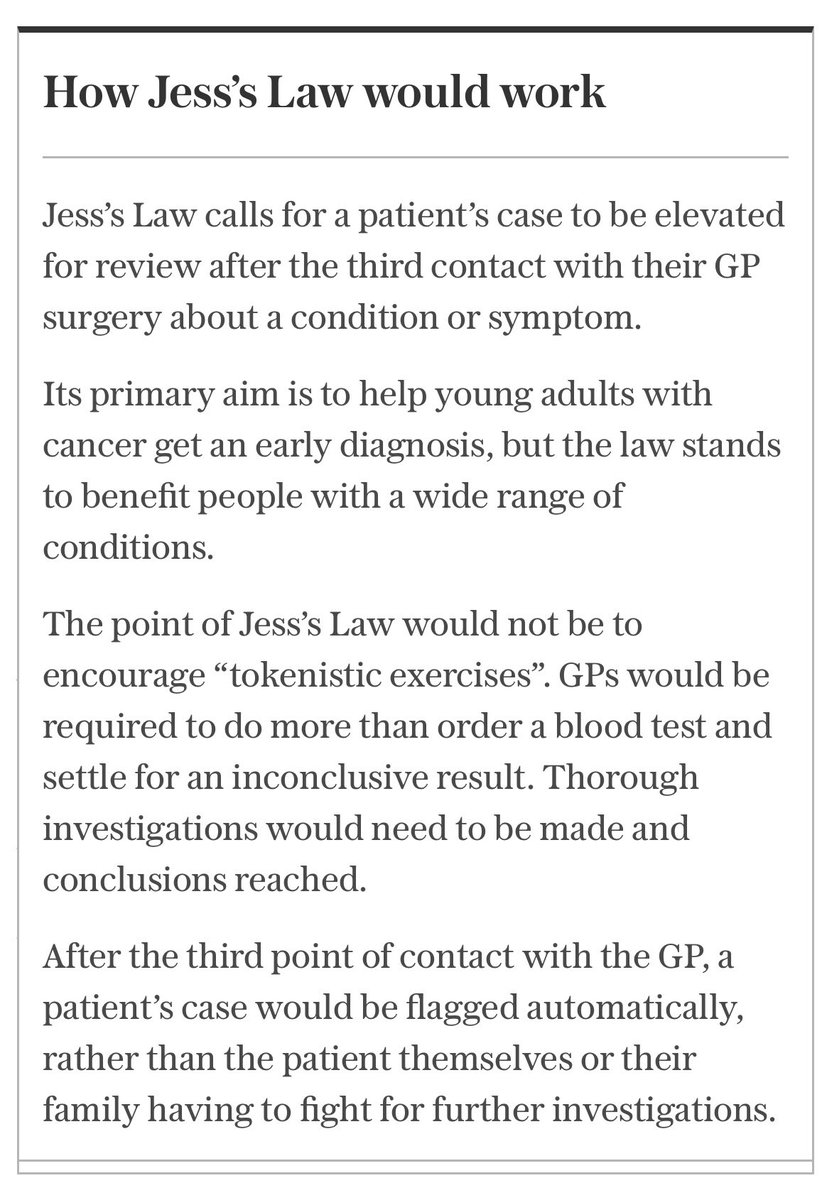 4myJessBrady's tweet photo. This isn’t just a ‘story’ or even an ‘old story’, it our daughter, Jess. Our lives. Her life. Please help us change things for the better and support #Jess’Law @SteveBarclay @wesstreeting @Telegraph #earlydiagnosis #cancer https://t.co/GfHDXThPRU