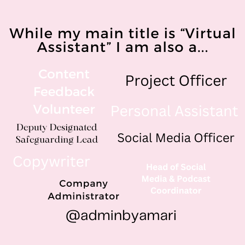 VAbyamari's tweet photo. Sounds sooooo boring right๐ฅฑ๐ฅฑ
(I also happen to LOVE admin)
#admin #administrator #administrativeassistant #projects #virtual #virtualassistant #virtualassistantservices #virtualassistantcommunity #virtualassistantuk #virtualassistantforhire #pink https://t.co/Asg3LnukU5