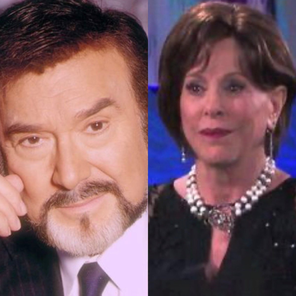 JarlenaFan_93's tweet image. Day 7: Favorite Villain. I can’t decide between the two. Stefano was THE villain of Days. I also love Vivian. She’s a villain but with a comic relief. #Days #Stefano #AuntViv
