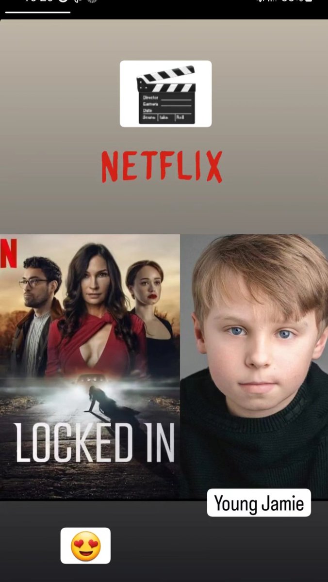 I had a great experience playing 'Young Jamie' in this.
Thanks to: @PDMLondon @KVHendry @NickyBentham @PanaceaProds
#Netflix  #Thriller #youngactor