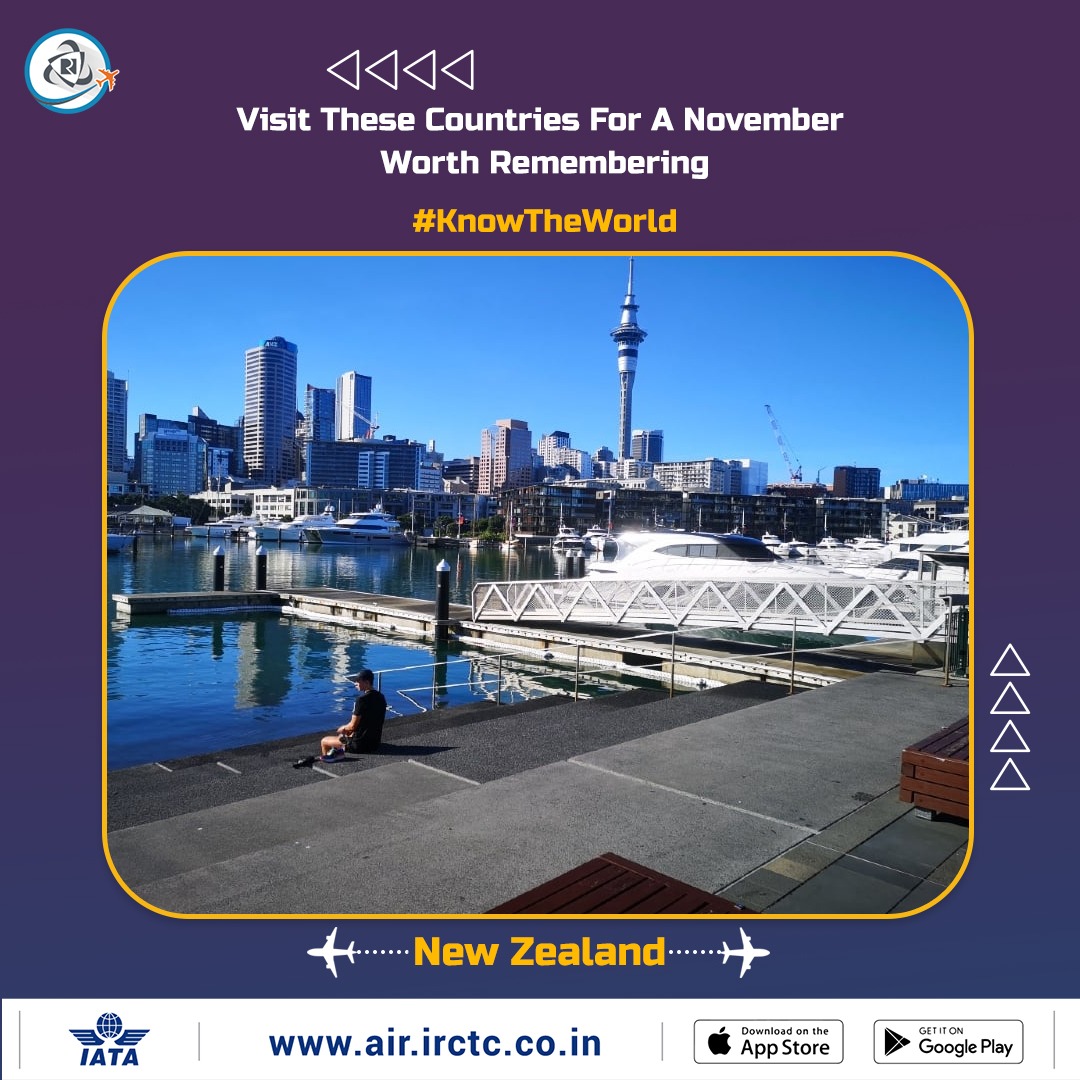 IRCTCofficial's tweet photo. November is the time to #KnowTheWorld π via trips to some of the finest countries.
Book βοΈ flights on https://t.co/fLKvfBMuK7 /download the #IRCTC #Air app using IRCTC SBI Card Premier for 5% value back.
#AirTravel #FlightBookings #Discount #Offers #Deals https://t.co/1uJOEq7prh