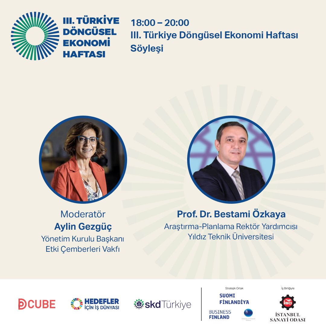 7 Kasım 2023, Salı gününün programını detaylı olarak inceleyebilirsiniz.

<a href="/oya_eroglu/">oya eroğlu</a> 
<a href="/gulakyurekbalta/">Gül AKYÜREK BALTA</a> 
<a href="/PaulaFontell/">Paula Fontell 🇫🇮 🇺🇦</a> 
<a href="/ozkaya_bestami/">Bestami ÖZKAYA</a> 

#istanbulsanayiodası #türkiyedöngüselekonomihaftası #hareketegeçmezamanı #döngüselekonomi #sürdürülebilirlik #karbonsuzlaşma