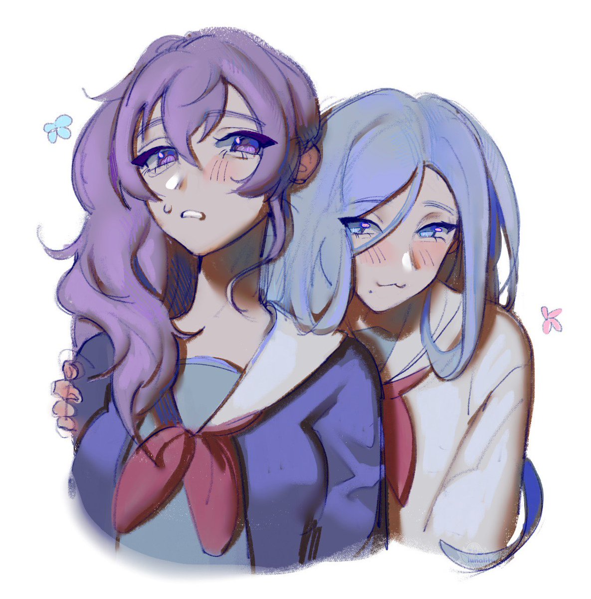 lunalifu's tweet photo. ❄️💧
#prsk_FA #shizumafu https://t.co/0iurKQbOvp