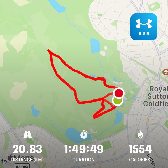 adampipe's tweet image. Fantastic @Mo_Running @fixevents half marathon at Sutton Park this morning #morunning