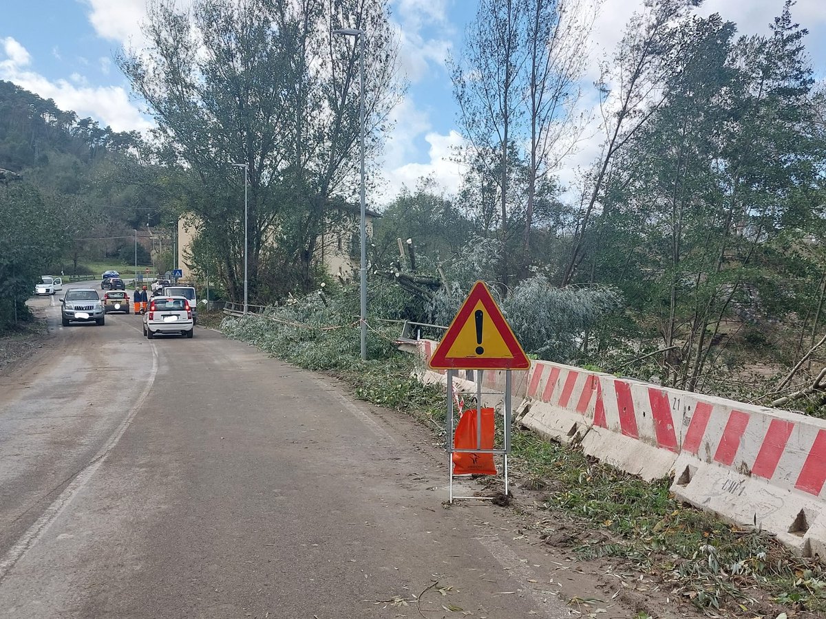 muoversintoscan's tweet image. 📍 #Vicchio: 
 Con un intervento degli operai comunali è stato rimosso l'albero caduto sulla #Sp41 in loc. Ponte a Vicchio. La viabilità è transitabile.

#viabiliTOS