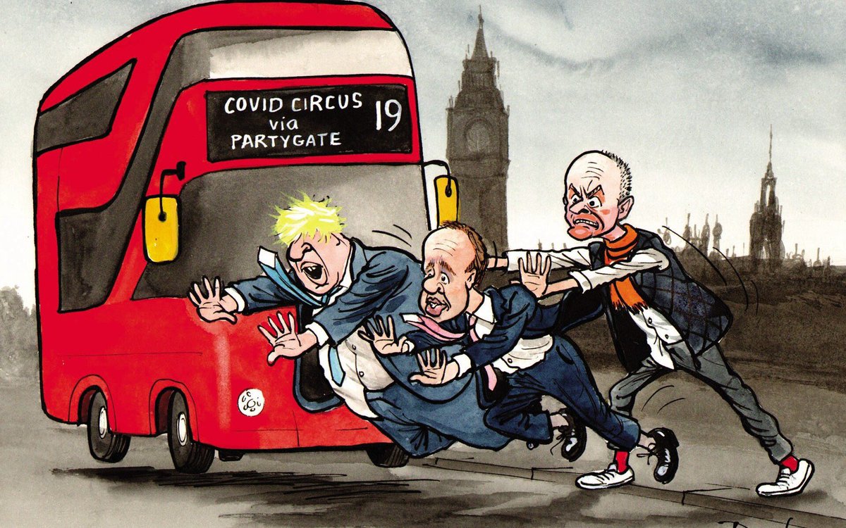 Andy Davey on #CovidInquiry #BorisJohnson #MattHancock #DominicCummings – political cartoon gallery in London original-political-cartoon.com