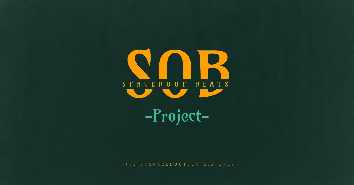 Spacedout_Beats's tweet photo. ๐ง๐ Spacedout Beats is back with Project 20! ๐ฅ
Check out our latest project at https://t.co/PwTZjwnRbd.
But Listen here! Stay tuned for the upcoming drop of our next exciting creation! ๐ถ๐ฅ
#project20 #SOB #Beats https://t.co/AeGx0e9rkG