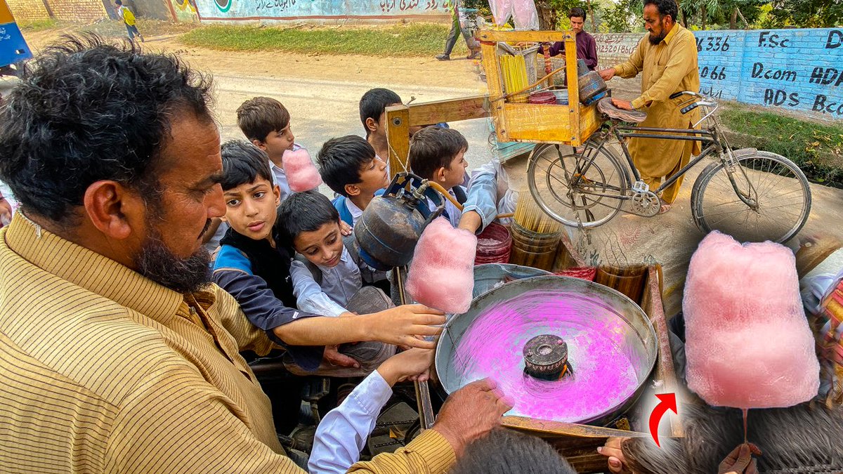 PKFoodSecrets's tweet photo. Chini Ka Lacha Street Style Candy Floss | Sugar Cotton Candy | Childhood Street Food In Pakistan

WATCH : https://t.co/cdrXrJ5mmy

#cottoncandymaking #streetfoodpakistan #asian #traditionalvillage #pakistan #india #cottoncandy #cottoncandymachine #cottoncandyrecipe https://t.co/3EWxS7Jk16
