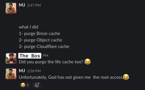 MJA_Dev's tweet image. هنوز منتظر دسترسی root هستیم تا کش ها پاک بشه 😂
#DeveloperStruggles