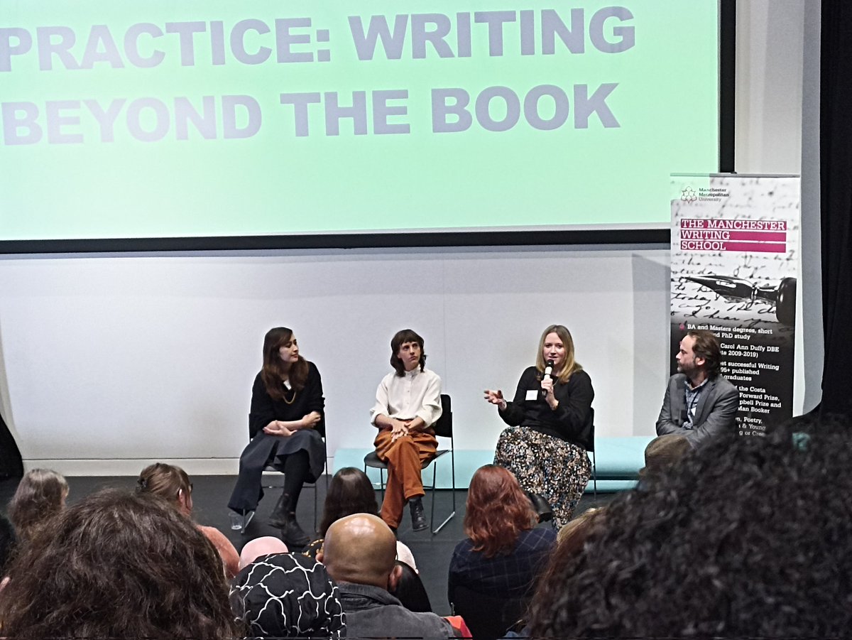 Had a brill time at the National Creative Writing Industry Day yesterday – inspiring keynote from Isabel Waidner, insightful panel discussion and met some lovely agents. Thanks @commapress, hope to see you next year! #NCWID23