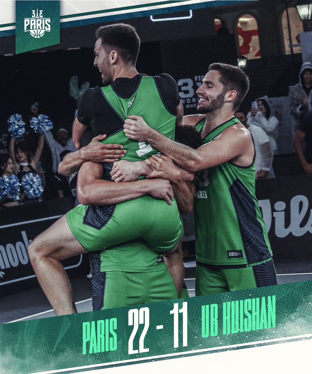 C'est tout simplement 𝐇𝐈𝐒𝐓𝐎𝐑𝐈𝐐𝐔𝐄 🏆👏

Paris bat les numéros un mondiaux de Ub Huishan (22-11) et devient la première équipe française à remporter un Master du World Tour !

#3x3WTWuxi | <a href="/ffbasketball/">Fédération Française de BasketBall</a> 🇫🇷