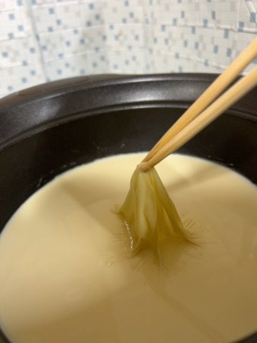 湯葉のテストしてみた。引き揚げ湯葉は需要あるかな？