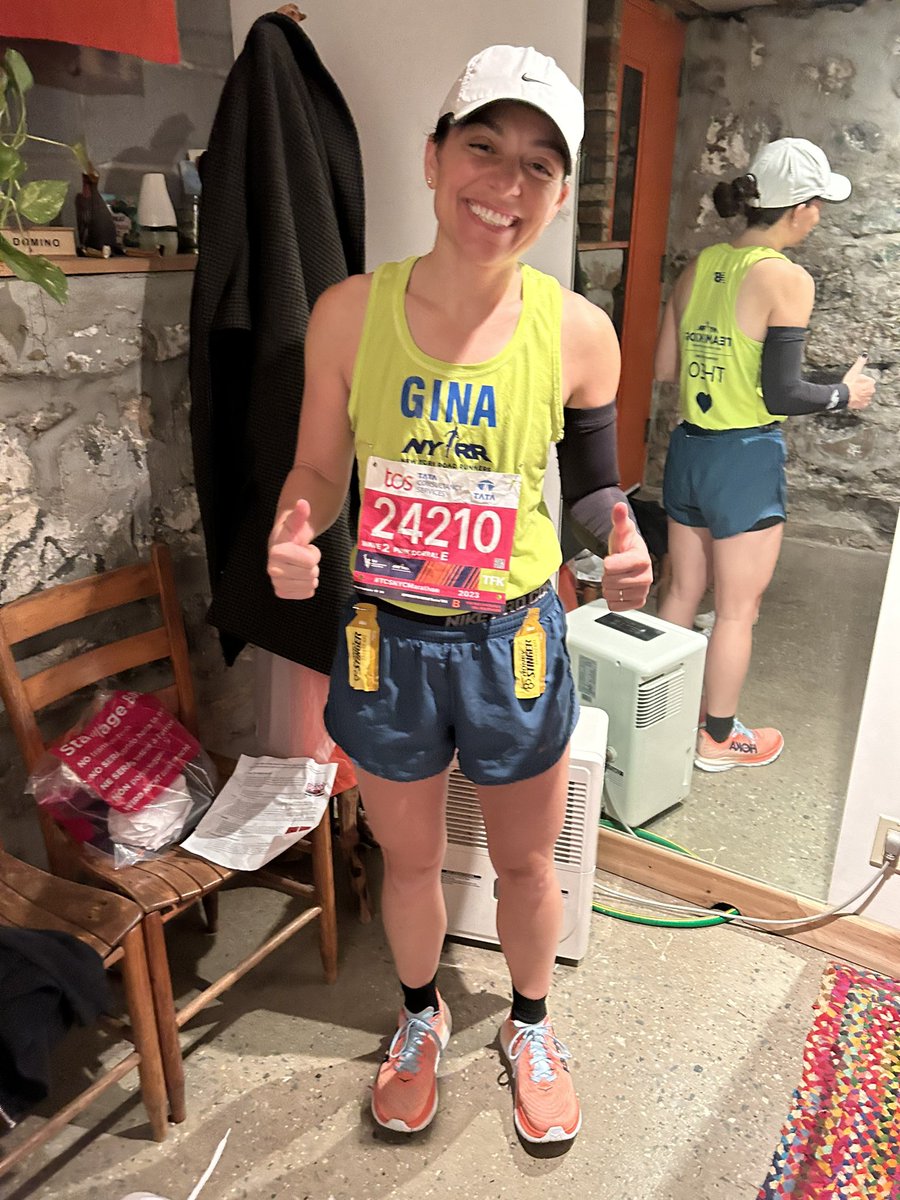 daddagina's tweet photo. NYC marathon day! Let’s go!!! #nycmarathon 

https://t.co/WBCpvuH9HJ https://t.co/oF3pEoe9Hw