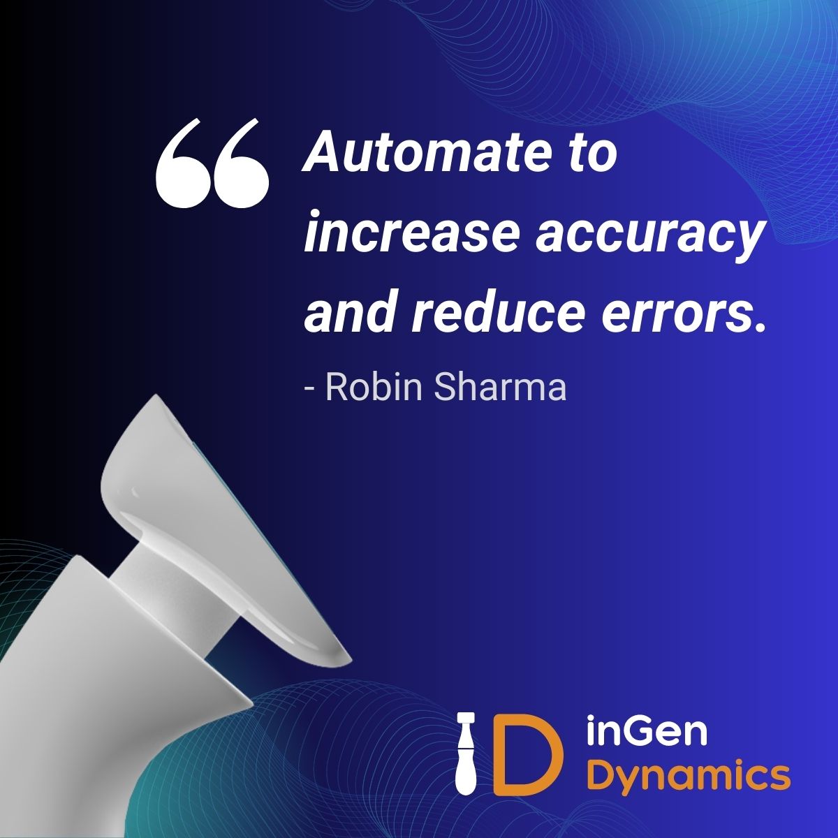 inGen_Dynamics's tweet image. 🚀 Automation: your ally for pinpoint accuracy and error reduction. 🤖💯 

Let&apos;s embrace this game-changer and unlock a future where every task is flawlessly executed. 💪 

#TechPrecision #NoMoreErrors