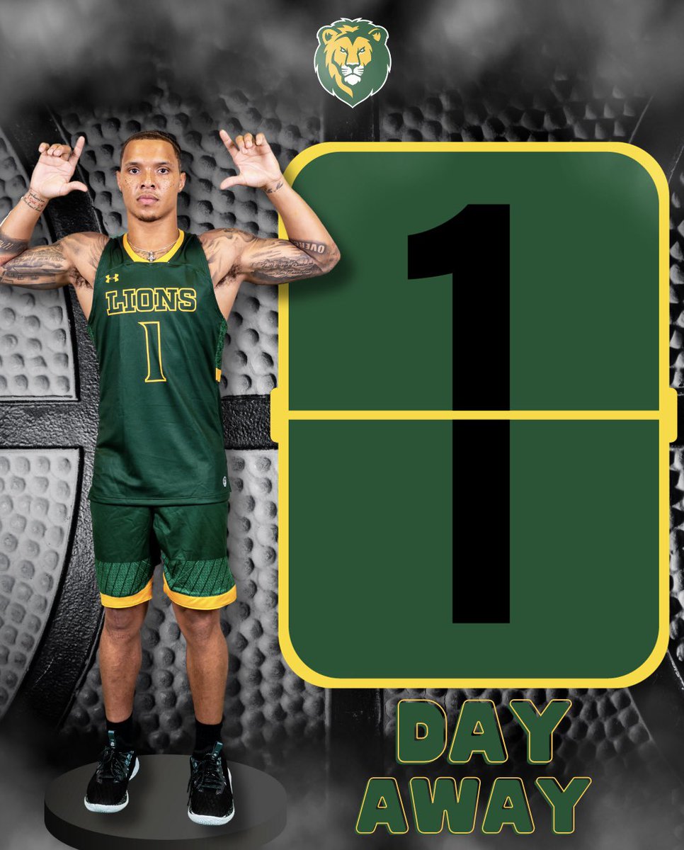 IT IS HERE!! We are 1️⃣ DAY AWAY from game day!!! 

Come out and support our Lions on Nov. 6 vs. Delta State!

#LionUp | 🦁👆