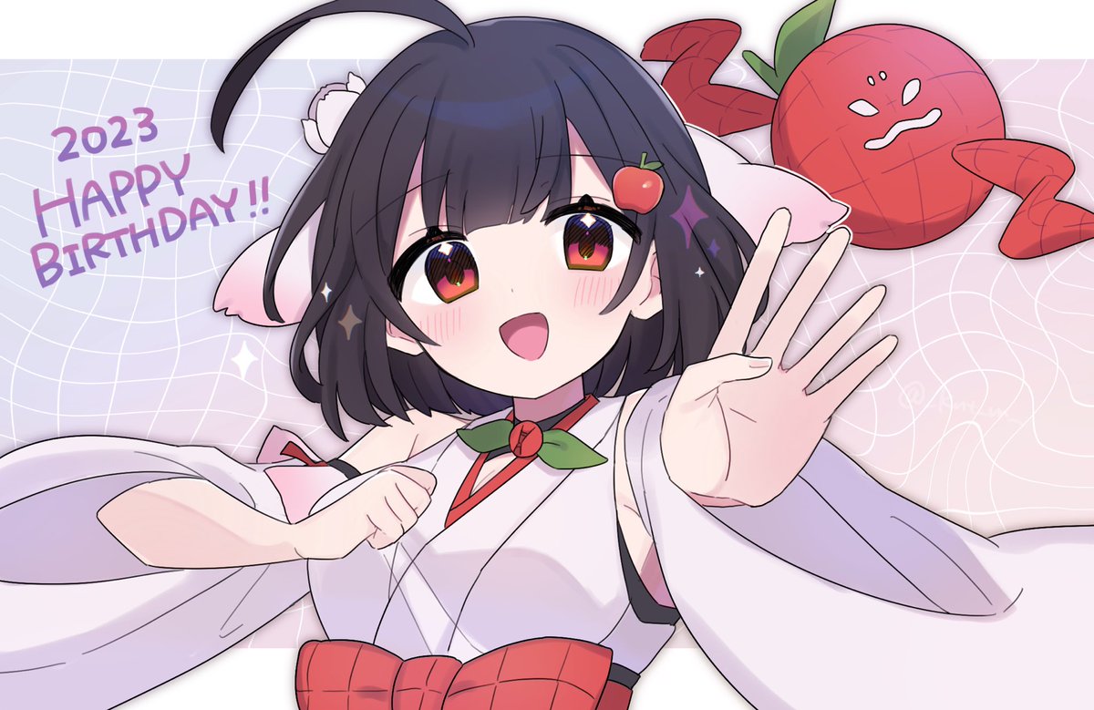 _Knt_m_'s tweet image. 活動4周年+お誕生日おめでとうございます🎉
#アートりんこ