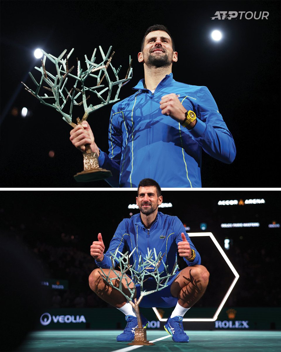 A masterful performer 👍🏆👍

@DjokerNole | #RolexParisMasters