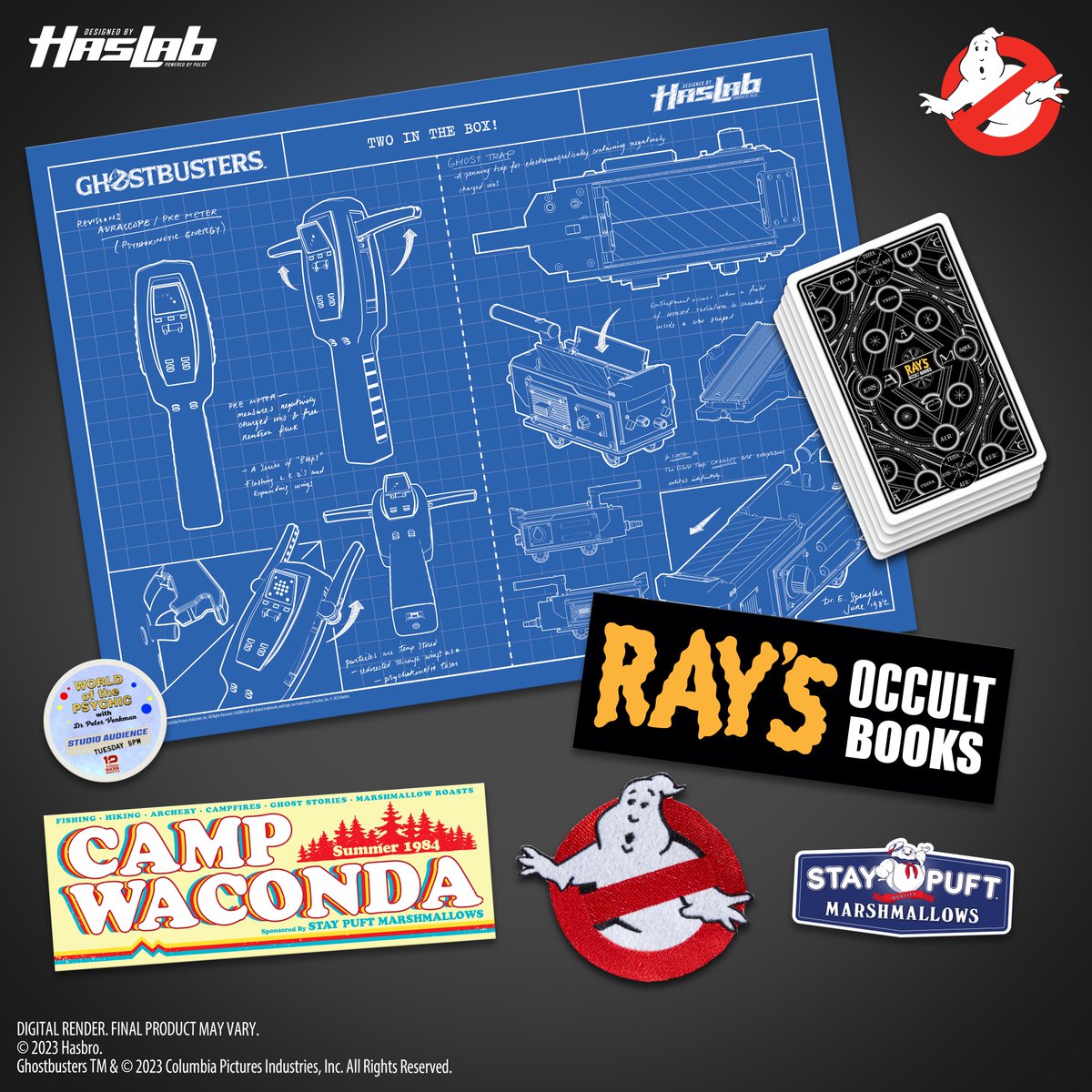 #Ghostbusters fans, we’ve secured the Supernatural Startup Unlock! You've unlocked a set of 5 ESP flashcards, #GhostTrap and #PKEMeter blueprint poster, sticker sheet, and a No Ghost patch for the shoulder of your flight suit! Let’s keep going and bust those other unlocks!