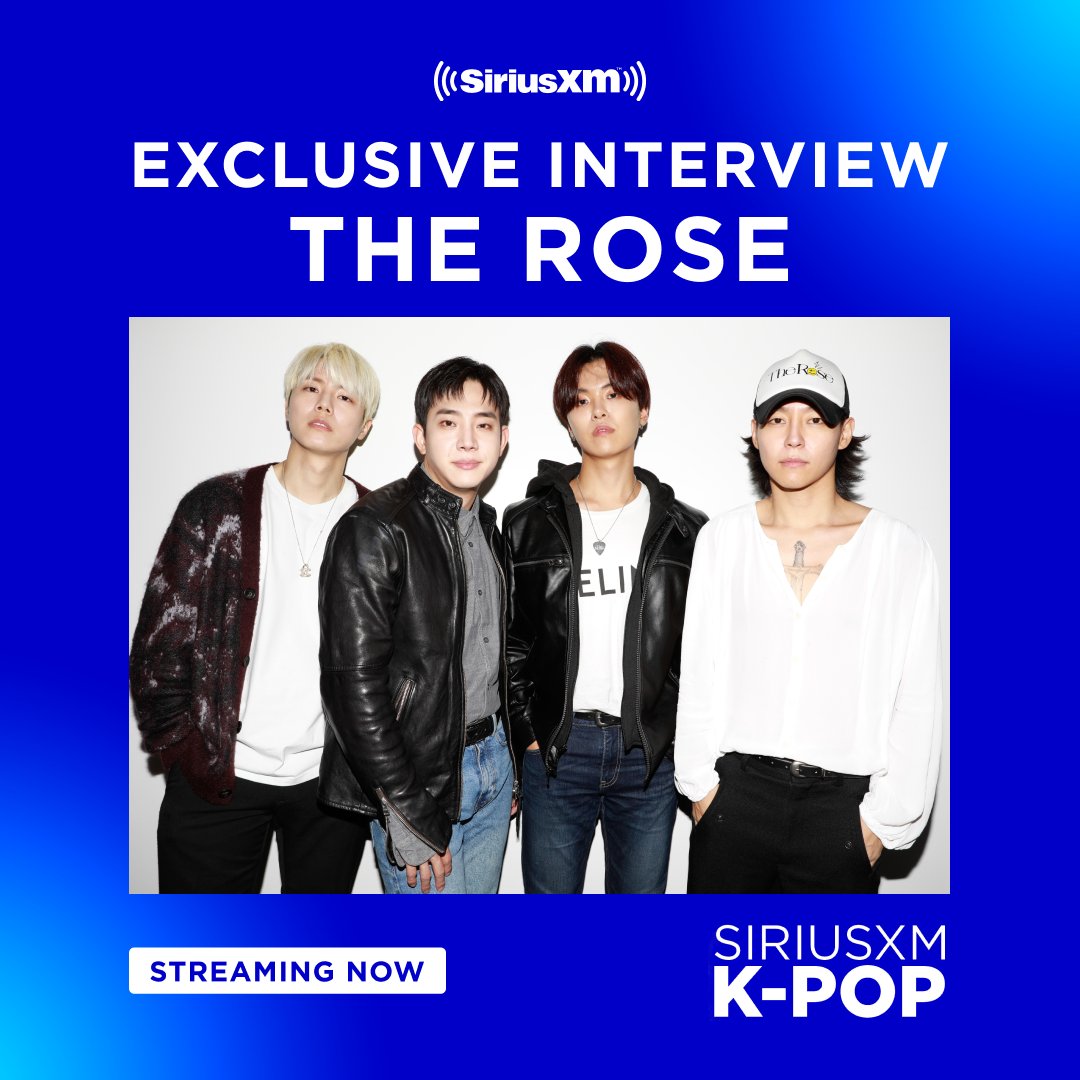 SIRIUSXM's tweet photo. Tap into @TheRose_0803’s exclusive interview, where they chat about the Dawn to Dusk Tour, their album 'DUAL,' and what lies ahead for them — starting 11/6 on SiriusXM K-Pop 🌟: https://t.co/p9mpEQtbeI

#TheRose #BlackRose https://t.co/fvRmA9xRAY