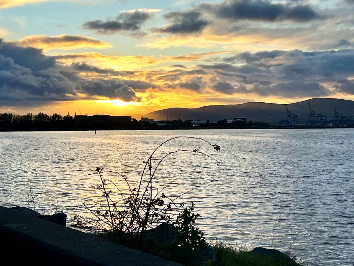 apallan's tweet image. Late afternoon walk #settingsun