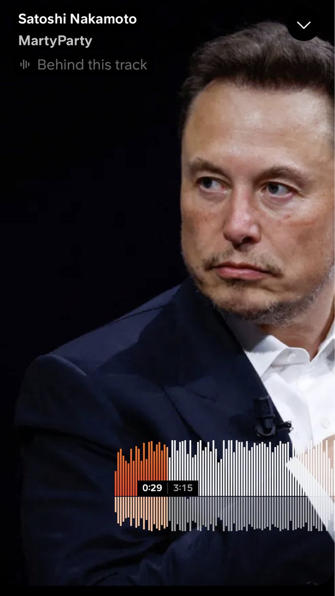 Satoshi Fun Listen at 1:00 in the track he leaked who is Satoshi 👀then @lexfridman ...