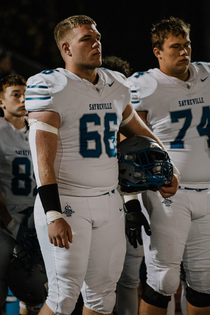 Connorwalsh66's tweet photo. Thank you Sayreville. This program has given me memories I will never forget, bonds that cant be broken, and taught me lessons that made me the man that I am today. I wouldn’t do it with any other family. “As the universe moves, so does Sayreville”.  #66out for now💙 https://t.co/bVZ5pidZbv
