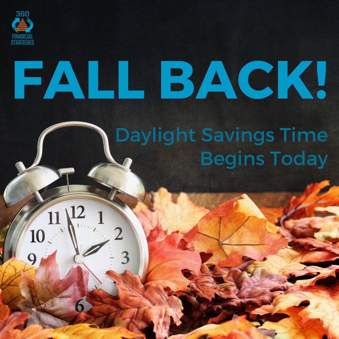 360FinStratTX's tweet photo. Don't forget to turn your clocks back tonight! Daylight Savings Time ends tomorrow. https://t.co/tQHiF5Gx4N