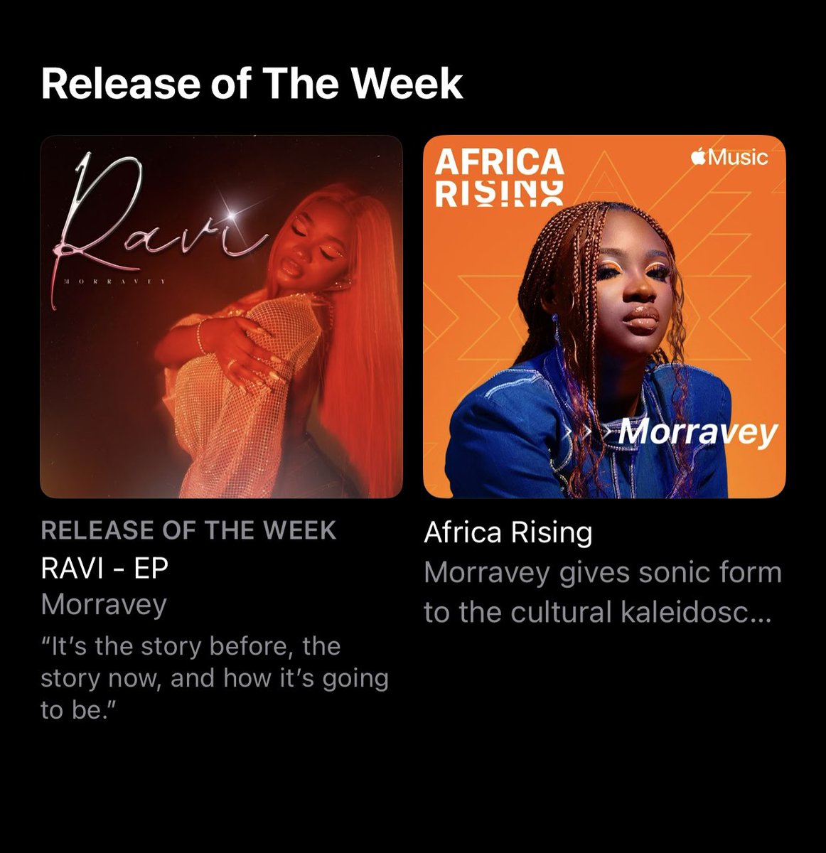 PSA: update your playlists! 📢

Thank you to all the amazing partners that have supported the RAVI EP. 🌞

Let’s keep running it up, love you all 🧡