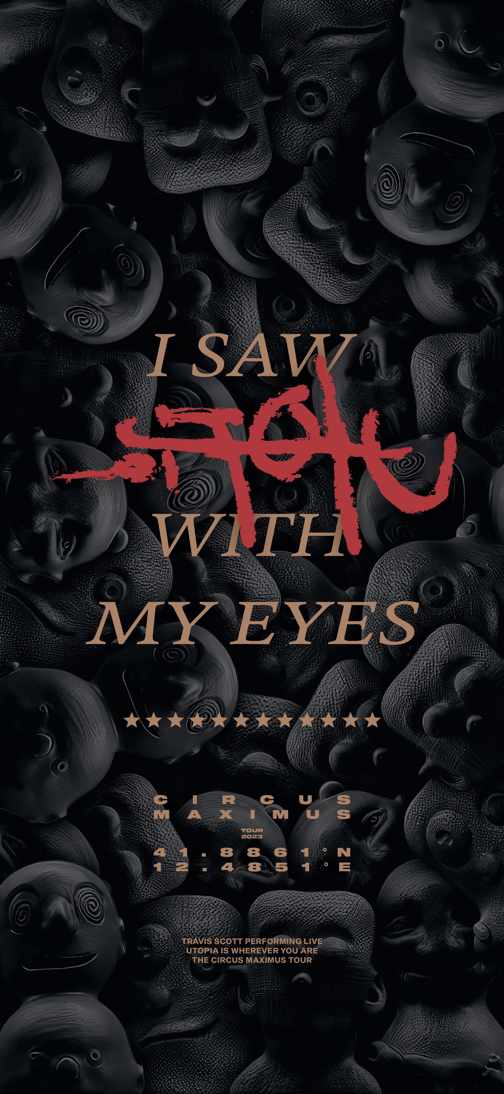 ポスター Travis Utopia Circus Maximus Poster I CIRCUS MAXIMUS POSTER – Travis Scott - UTOPIA & Circus Maximus