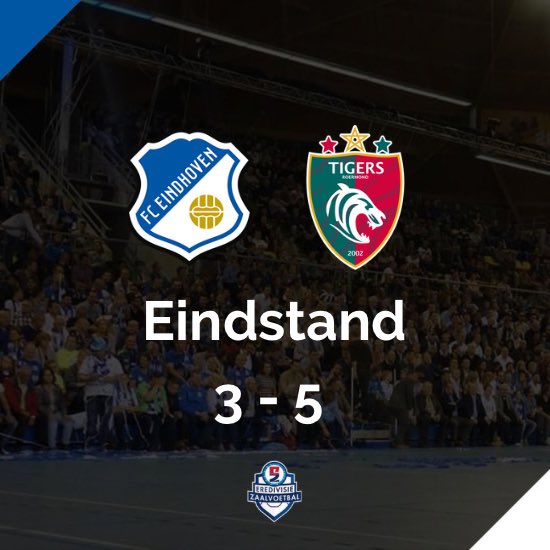 𝗙𝗖𝗘 𝘃𝗲𝗿𝗹𝗶𝗲𝘀𝘁 𝘁𝗼𝗽𝗽𝗲𝗿 😔

FC Eindhoven trekt aan het kortste eind na een spannende wedstrijd en verliest met 3-5 van Tigers Roermond!

#FCEindhoven #FCEtig