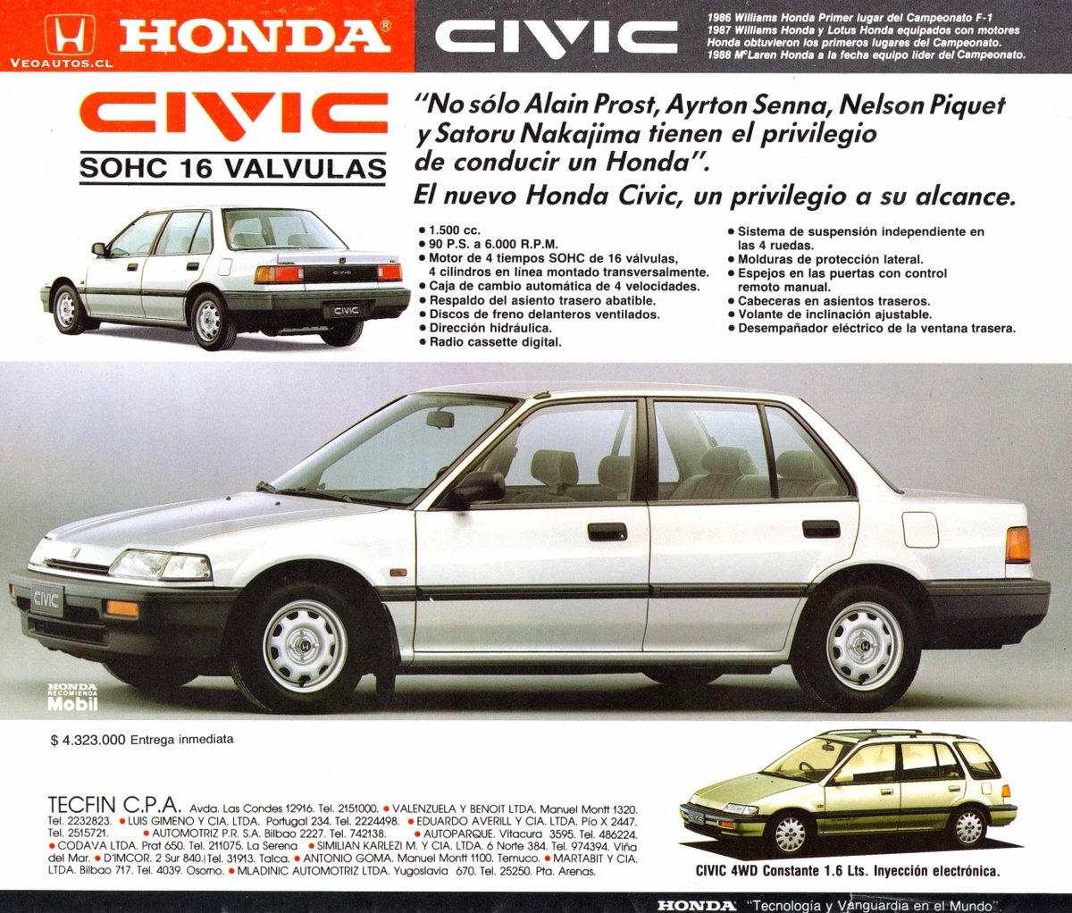 VeoAutos's tweet photo. #Veoautosdeldía Honda Civic Sedán y Shuttle Chile 1988, año en que se comercializan en el país 83 unidades, gama completa
Link para ampliar https://t.co/gbu4WiD3Zr
#hondacivic #civicshuttle #honda1988 @Honda @addict_car @thecarfactoids @RiveraNotario @HondaAutosChile https://t.co/flfoDYkF6q
