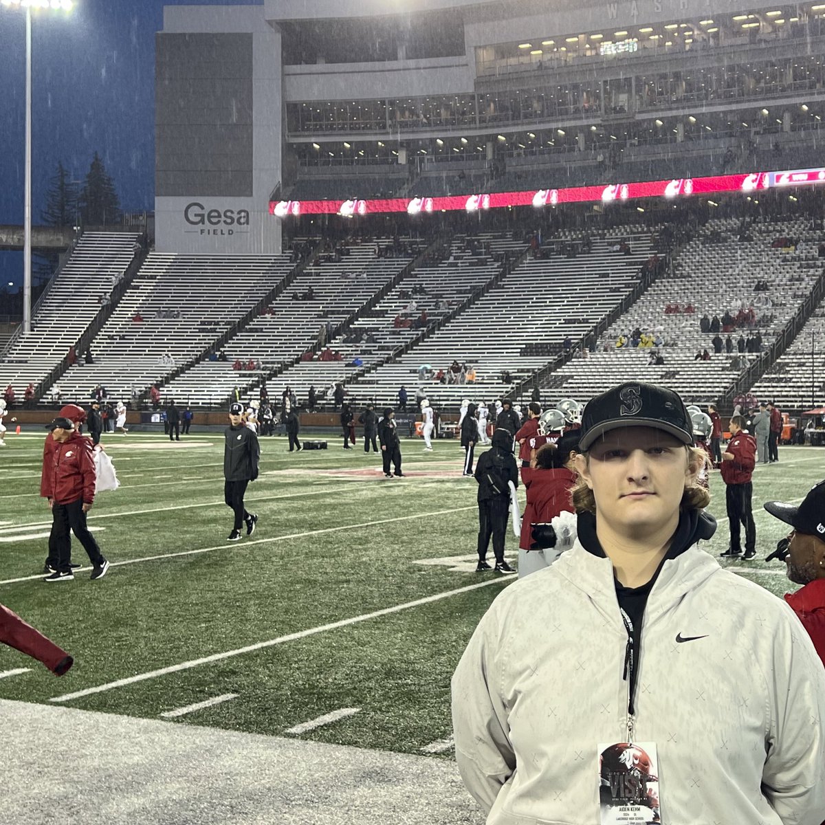 aiden_kehm's tweet photo. Great to be back in Pullman @WSUCougarFB! Thanks for the invite @COACHSTACE_ had an amazing game day experience. Go Cougs!

@CoachDickert @ClayMcGuireWSU @WhitworthN @BrandonHuffman @247Sports @JordanJ_ @NickFarman55 @CoachSpencerP @GoPacerFootball @AlexBrink10 @eforcefootball https://t.co/UVSx7eo5UV