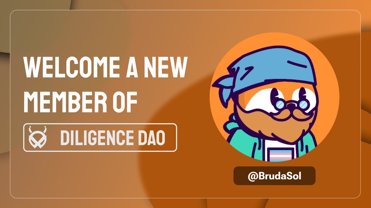 diligencelist's tweet photo. We're delighted to have @BrudaSol  join our ranks as a Diligence Brain. https://t.co/Ytiyf5D2LW