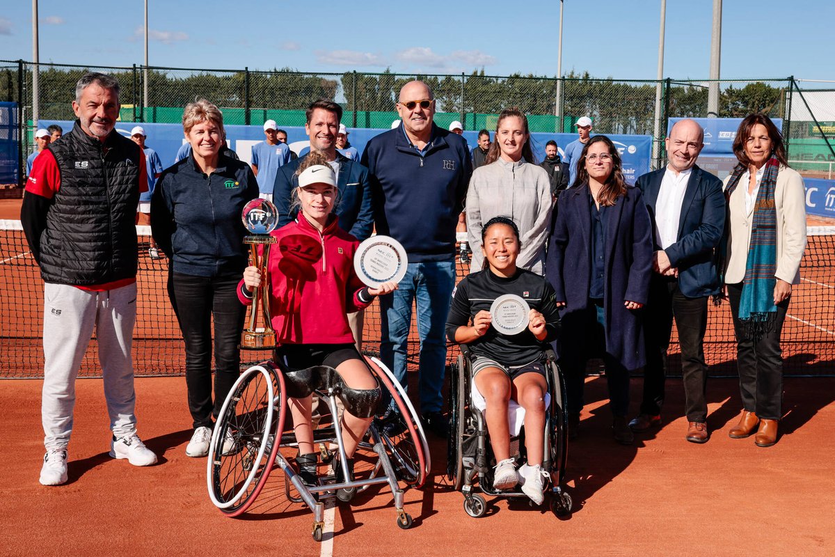 EmilioSanchezBn's tweet image. 🏆2023 NEC Wheelchair Doubles Masters at the Emilio Sanchez Academy in Barcelona.
SINGLES CHAMPIONS.
MENS: ALFIE HEWETT
WOMENS: DIEDE DE GROOT
QUAD: NIELS VINK
Thank you @ITFTennis @FCatTennis for your confidence!