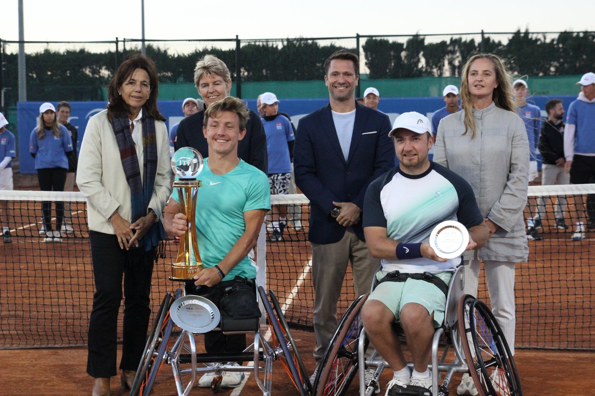 EmilioSanchezBn's tweet image. 🏆2023 NEC Wheelchair Doubles Masters at the Emilio Sanchez Academy in Barcelona.
SINGLES CHAMPIONS.
MENS: ALFIE HEWETT
WOMENS: DIEDE DE GROOT
QUAD: NIELS VINK
Thank you @ITFTennis @FCatTennis for your confidence!