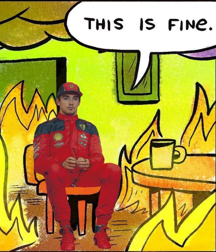 sailarusailaree's tweet photo. The horrors persist for Charles Leclerc
#BrazilGP #Interlagos #BrazilanGP #Formula1 https://t.co/j8whlXf9iv