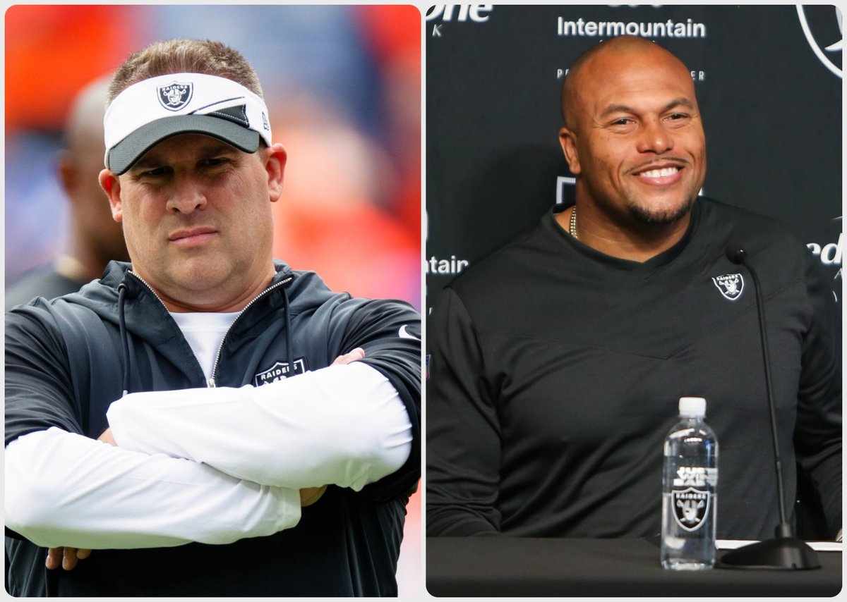 MySportsUpdate's tweet image. Before firing Josh McDaniels, the Raiders had a team meeting where players directed their frustrations at McDaniels, and unloaded on him.

McDaniels had Antonio Pierce speak on his behalf, and Pierce brought up the Giants' '07 team that beat the undefeated Patriots, explaining…