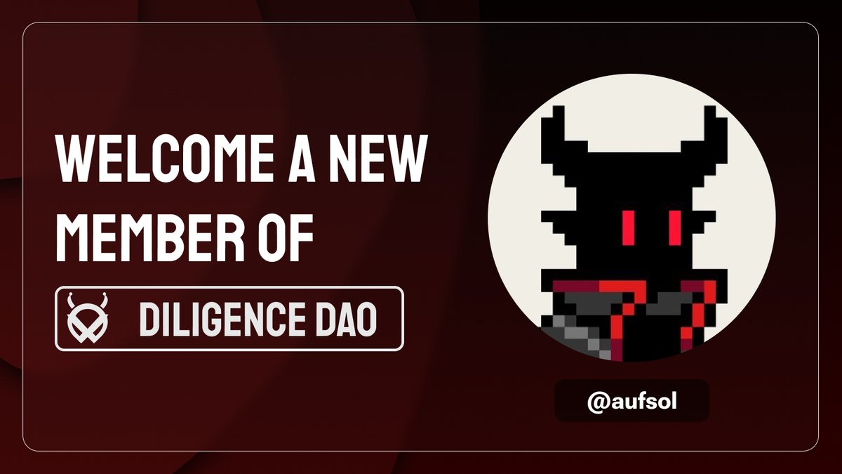 diligencelist's tweet photo. It's official, @aufsol – you're now a part of the Diligence Brains community! https://t.co/vYNlBakX9u