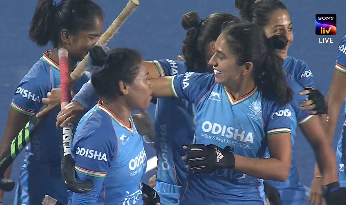 🏑INDIA CROWNED AS THE CHAMPIONS OF ASIAN CHAMPIONS TROPHY Indian Women's Team crowned as the winner of Asian Champions Trophy for the 2nd time (after 2016) beating Defending Champion Japan🇯🇵 4-0. Sangita Kumari, Neha, Lalremsiami & Vandana Katariya scored the goals for 🇮🇳