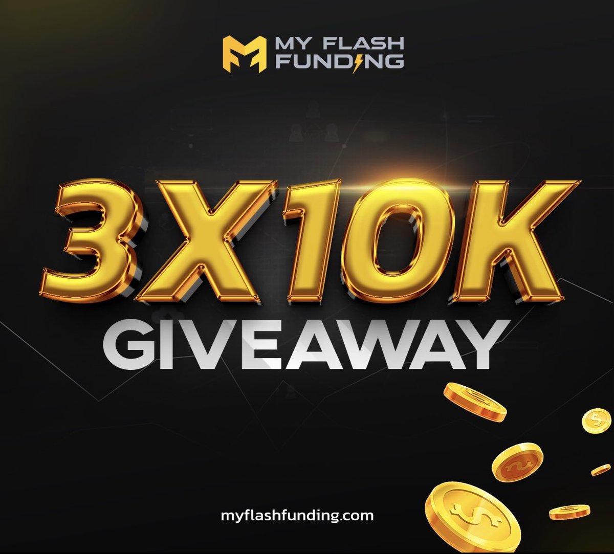 SahibNoor08's tweet photo. Giveaway 3x 10 k account alert🚨

By: @myflashfunding 

👇🏻Follow @sahibnoor08
@myflashfunding

Requirements 👇🏻👇🏻

Tag Atleast 4 friends.
Turn on notification bell. 💪

#forex #giveaway https://t.co/zUPbblPJ13
