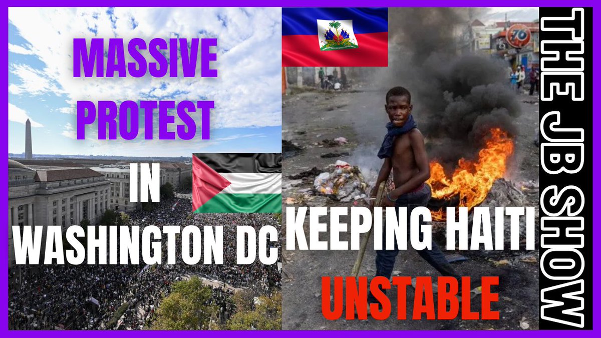 MILLIONS Demand Ceasefire!, Haiti RESISTS Military Intervention #RBNto50K #FreePalestine🇵🇸 #FreeHaiti🇭🇹 youtube.com/watch?v=tD34e6…