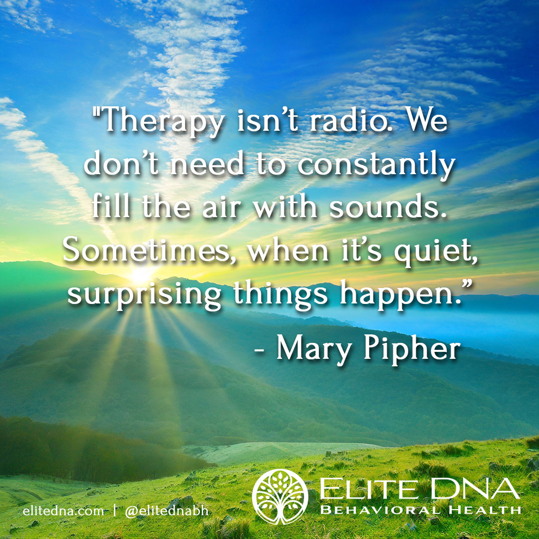 Therapy isn't a constant stream of words; it's a space where profound insights can emerge in moments of quiet reflection. 🤫 Embrace the stillness, for within it, the most surprising and transformative discoveries await. 🌟💬 #EliteDNA #MentalHealth #mentalhealthmatters