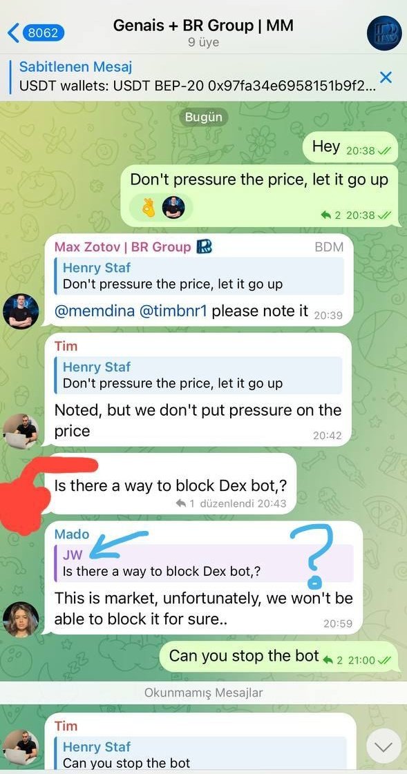 PortKripto's tweet photo. Selamlar 👋 @Genaisnetwork #GAI projesinde bir takım duyumlar aldım. Herkss dikkat etsin projeyi boşaltma ihtimalleri var. Ayrıca işin içinde tekrardan @CryptoGld sahibi #Hasan var 🤣 Size bir kaç kanıt atacağım Bu #GAI sahipleri ile daha önce çıkardıkları ve Hasan'ında marketing yaptığı. Senaryo aynı. Daha fazla detay gelecek isimleri de açıklayacağım 🤣🤣 Beklemede kalın . İnsanları dolandırmaktan vazgecin. Tüm dolandırdığınız projeleri kanıtları ile paylaşacağım 🤣 

Aynı senaryoyu #BoxWallet projlerinde yaptılar 🤣 
Ben herşeyi biliyorum araştırdım yani ne yaparsanız yapın asla güzleyemeyeceksiniz. 

Port Kripto Telegram : https://t.co/43jFHCZQVi
#crypto #bitcoin #binance