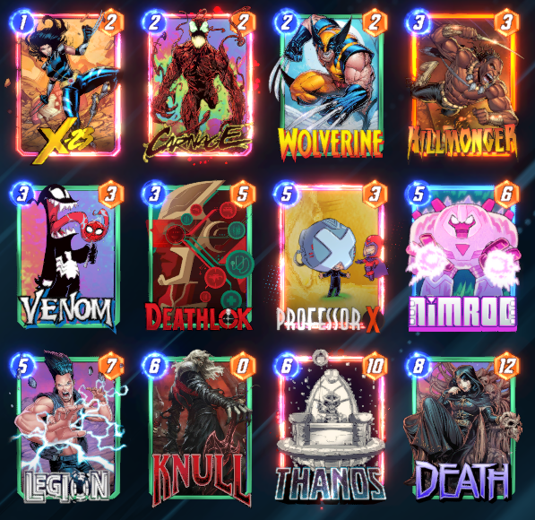 den_CCG's tweet photo. Monthly shiny avatar quest completed.

Only played one game per day with a different deck each time to explore the meta. 

Game 1⃣ : Sera Junk
Game 2⃣ : Thanos Destroy (see picture) 
Game 3⃣ : Move
Game 4⃣ : Loki 
Game 5⃣ : Good Cards Stature https://t.co/FmDcc7yR7L