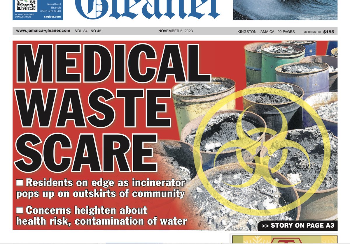 ClydeWilliams46's tweet image. Nationally, we treat waste the way residents create mini dumps &amp;amp; burn. No Management, we simply create dumps &amp;amp; burn, we have 8 dumps. Zero laws on regulating these waste: medical, hazardous,chemical, domestic, electrical, electronic, commercial, domestic, construction., factory..
