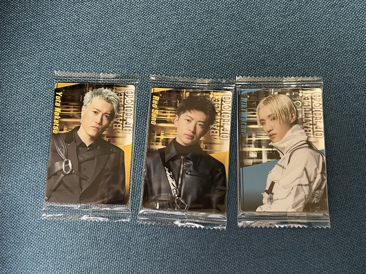 yagi0560's tweet photo. BOT ウエハース

求:中島颯太、吉野北人

譲:画像のもの  複数:1 可能です。
【龍、RIKU、片寄涼太、藤原樹、関口メンディー、砂田将宏、深堀未来、剣、佐野玲於、中務裕太、松井利樹】

fantastics rampage generation ballistik psychic https://t.co/UDncW2Nx8y