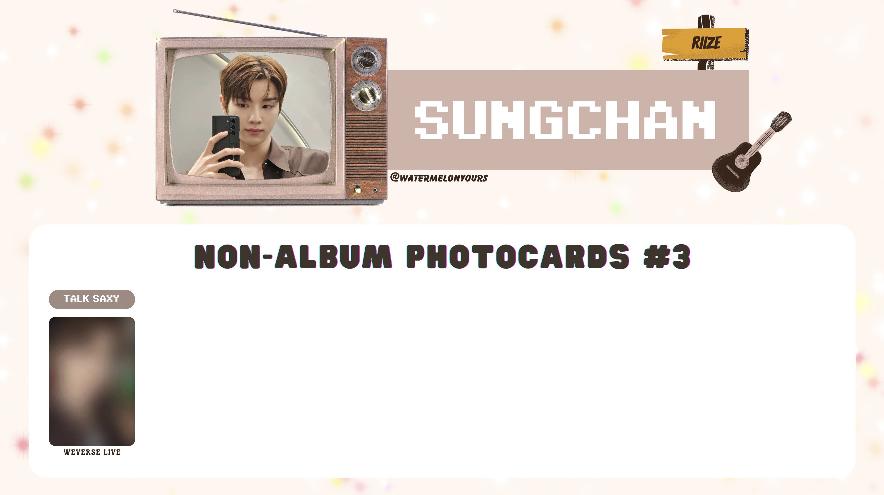 Browroon🍉7️⃣ | RIIZE Photocard Template 📌 على X