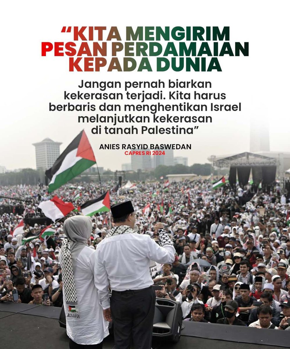 uplnkk's tweet photo. free Palestine
@aniesbaswedan 
@cakimiNOW 
@dpp_pk

#AMINForFreePalestine
#AniesMuhaimin2024 https://t.co/2DL5jzFmh1