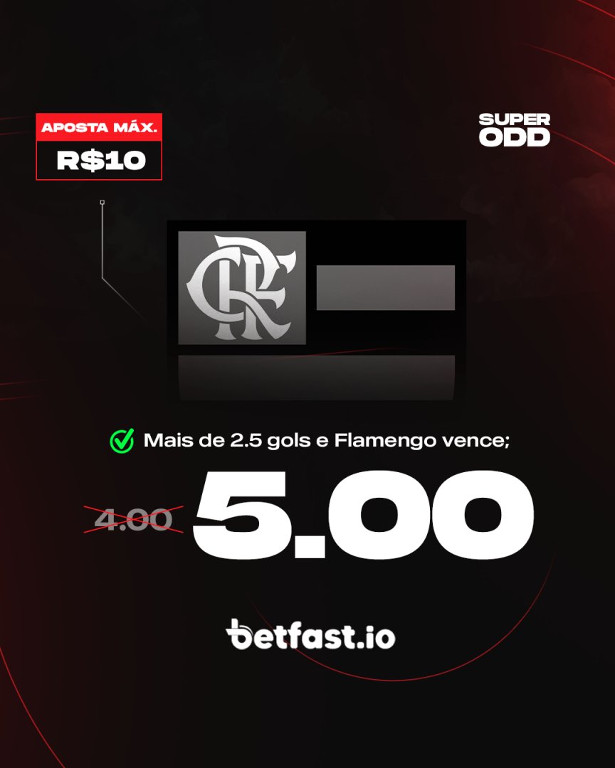 Domingou com Superodd! 🔝 Dia de jogaço entre Fortaleza e Flamengo! Quem também está confiante no Mengão? ⚫🔴 Bora betar! #Betfast #Fortaleza #Flamengo